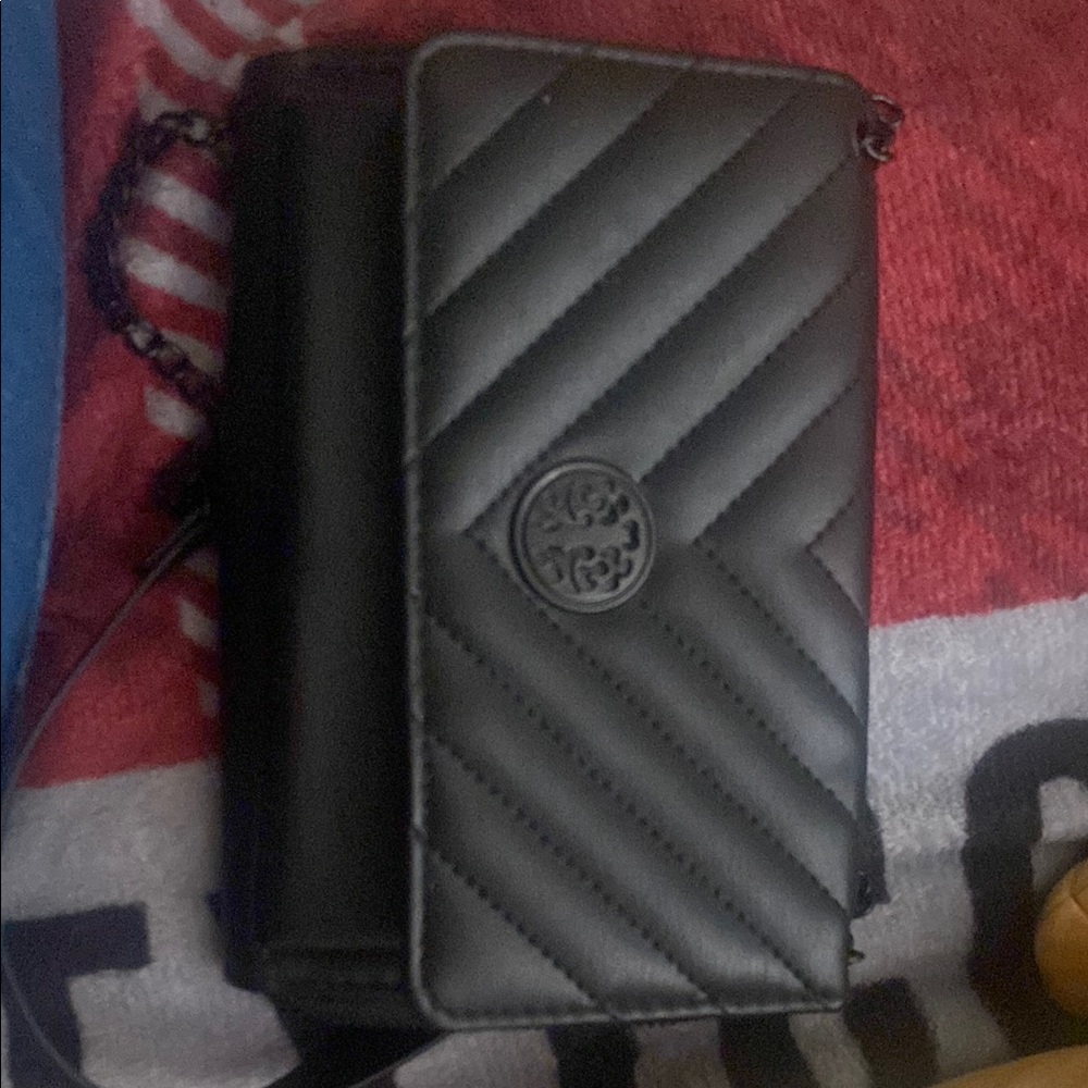 Black Quilted Crossbody Bag